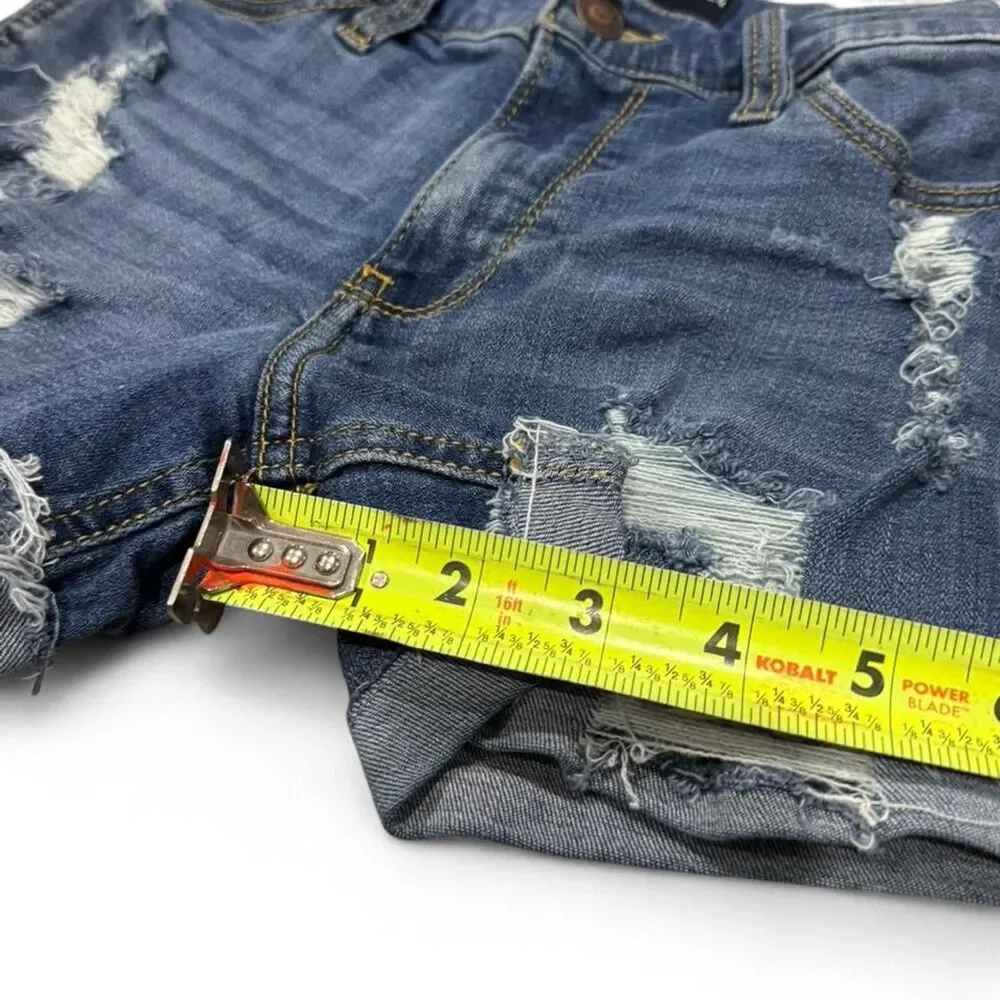 Hollister blue denim shorts